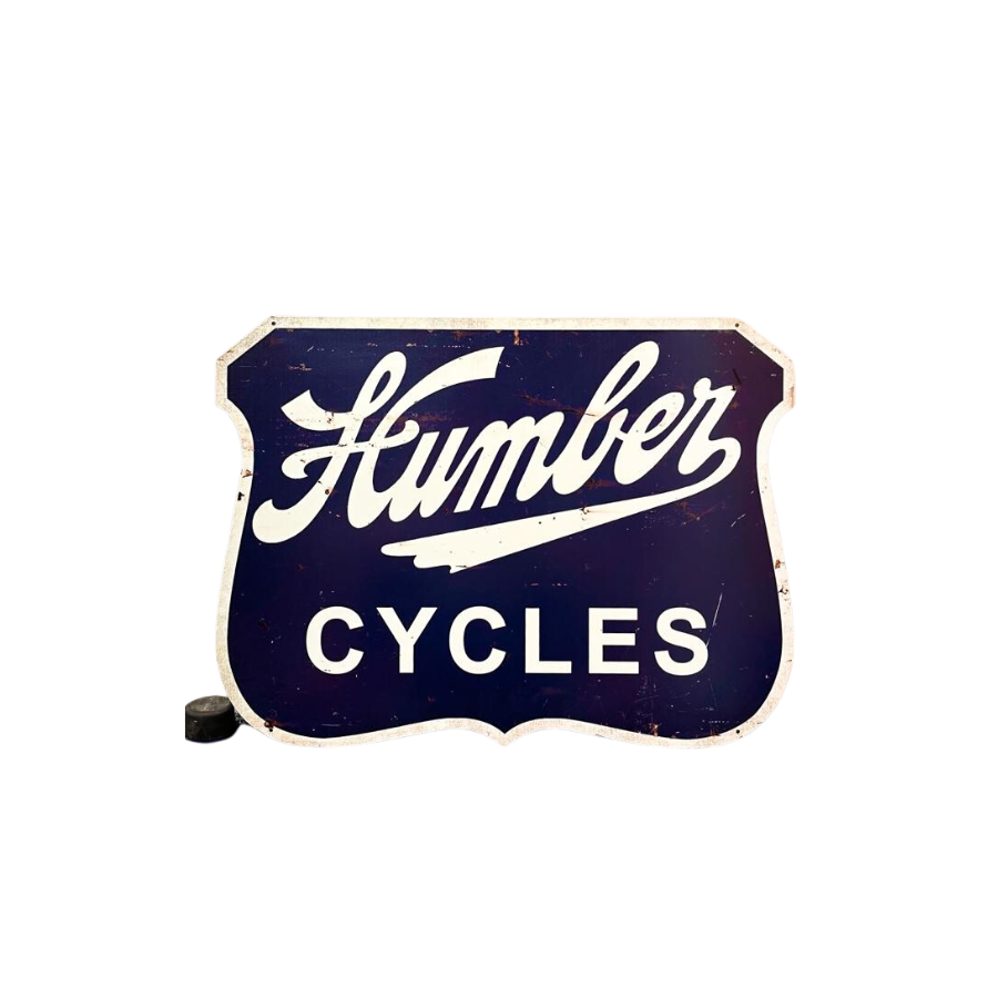 HUMBER Enamel Advertising Sign