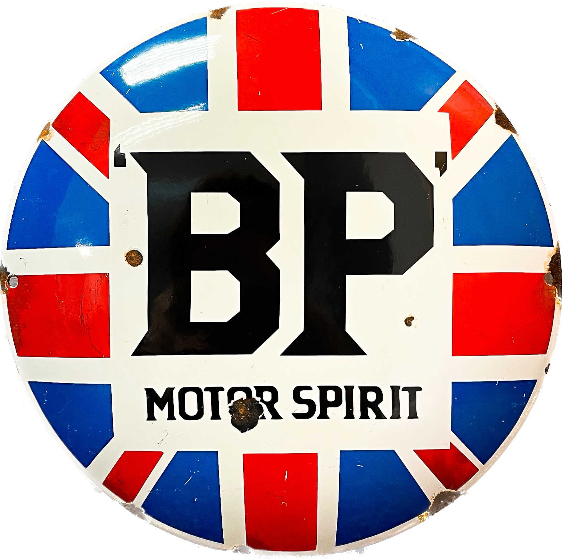 BP ENAMEL ADVERTISIGN SIGN