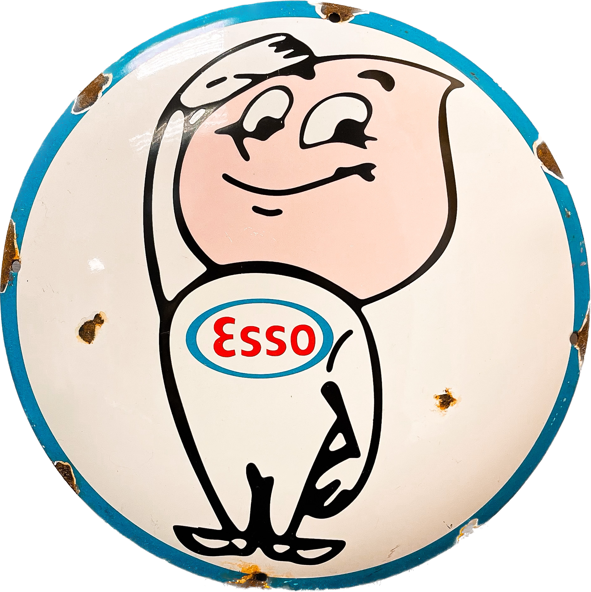 ESSO ENAMEL SIGN