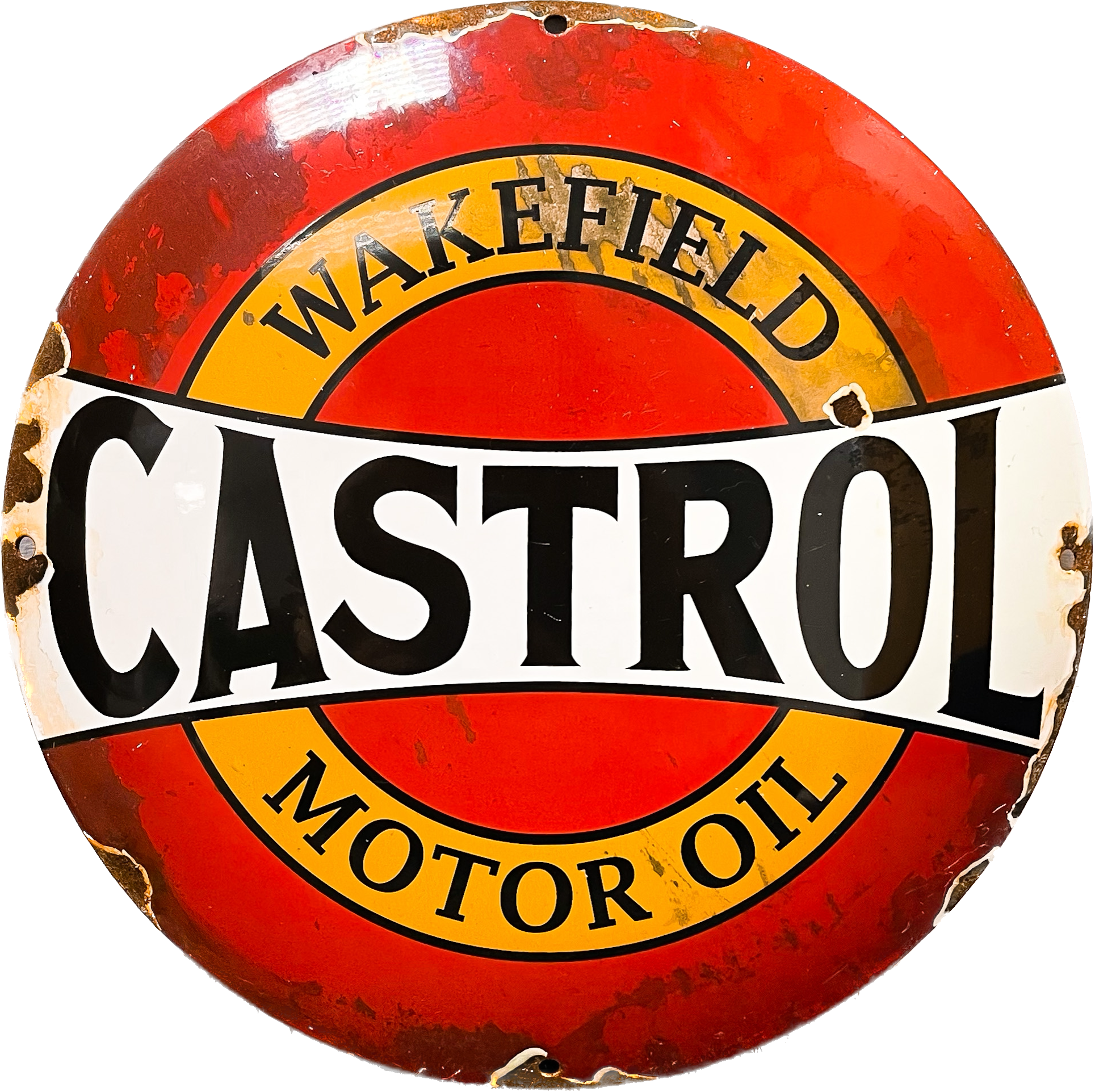 Castrol Enamel Advertising Sign