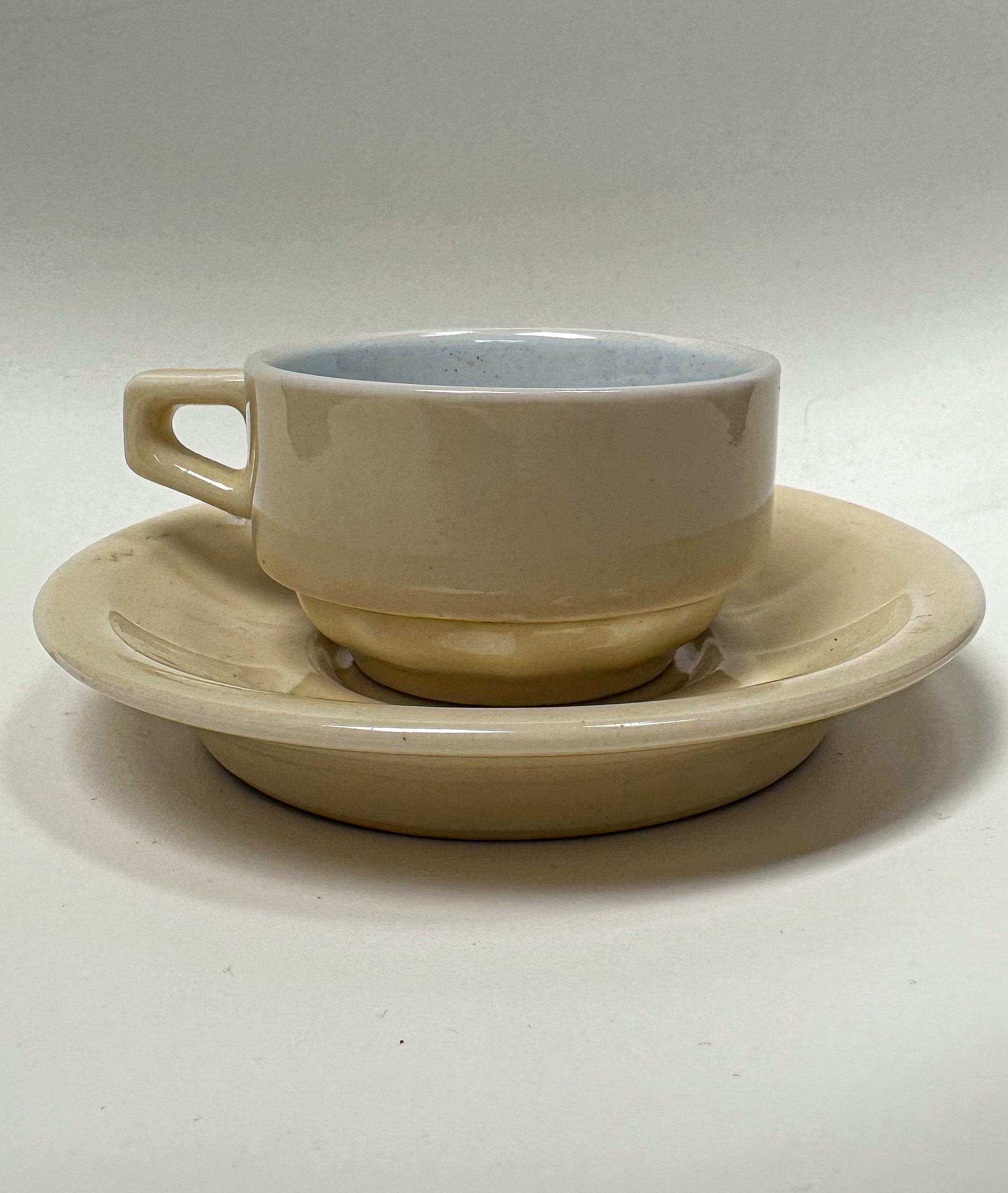 WW2 Style Ceramic Cup and Saucer