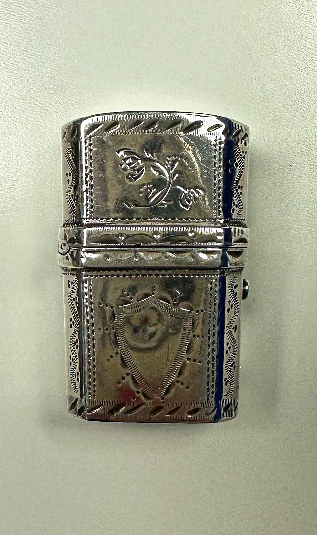 A Georgian Silver Etui Case