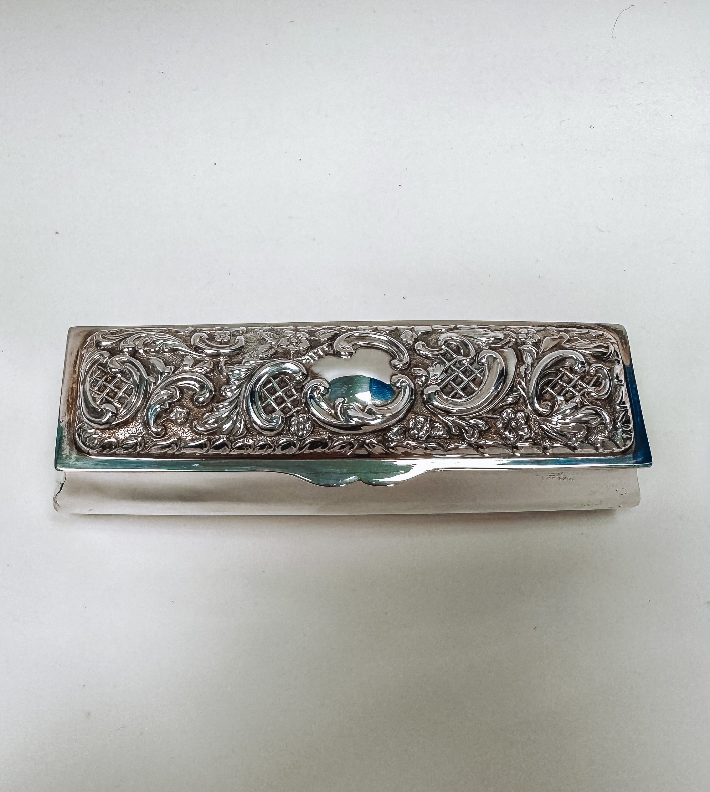 Edward VII Silver Trinket Box