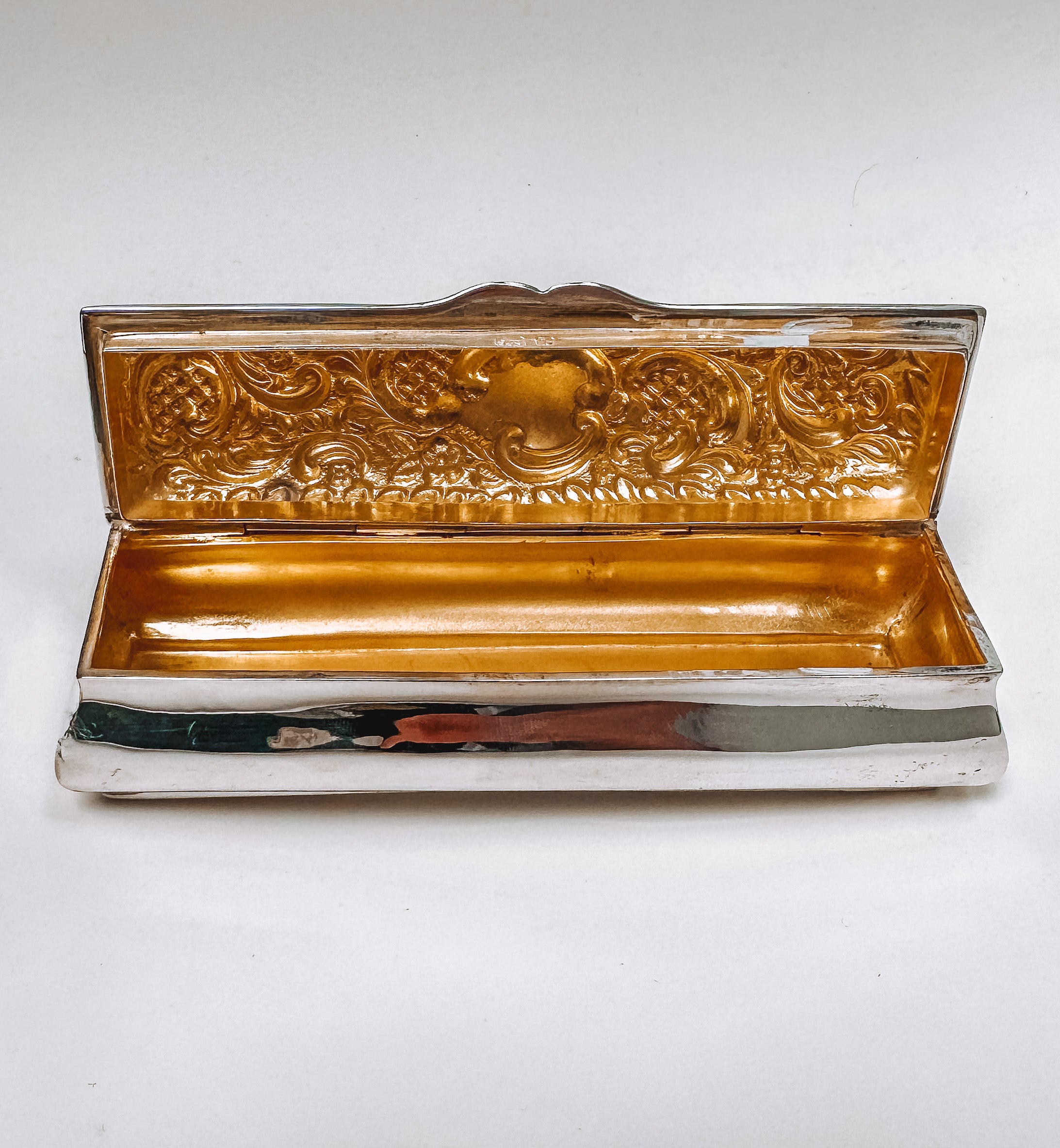 Edward VII Silver Trinket Box
