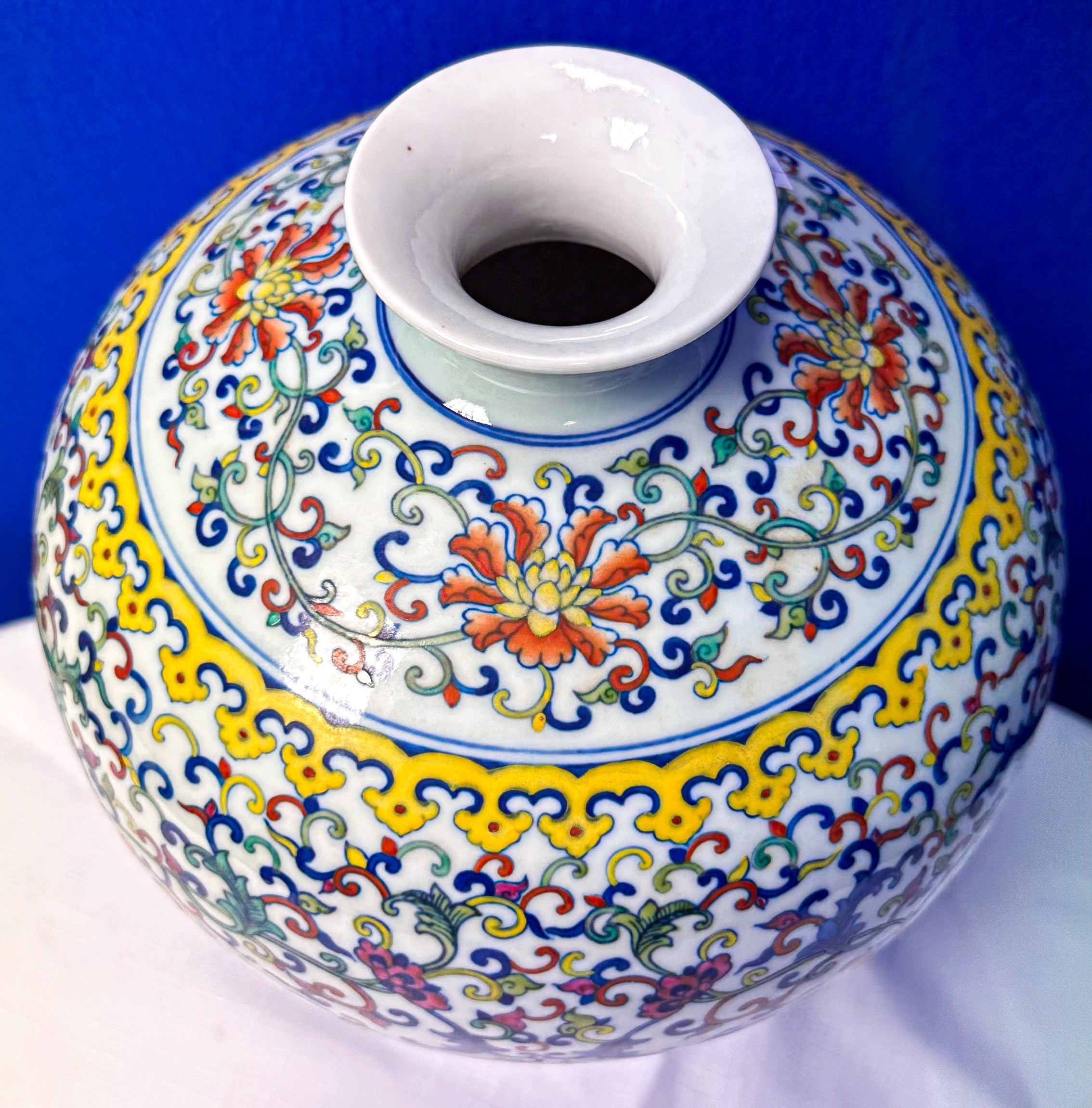 Large Chinese Meiping Vase